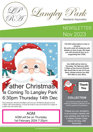 Langley Park Newsletter Nov 2023