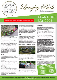 Langley Park Newsletter March 2021